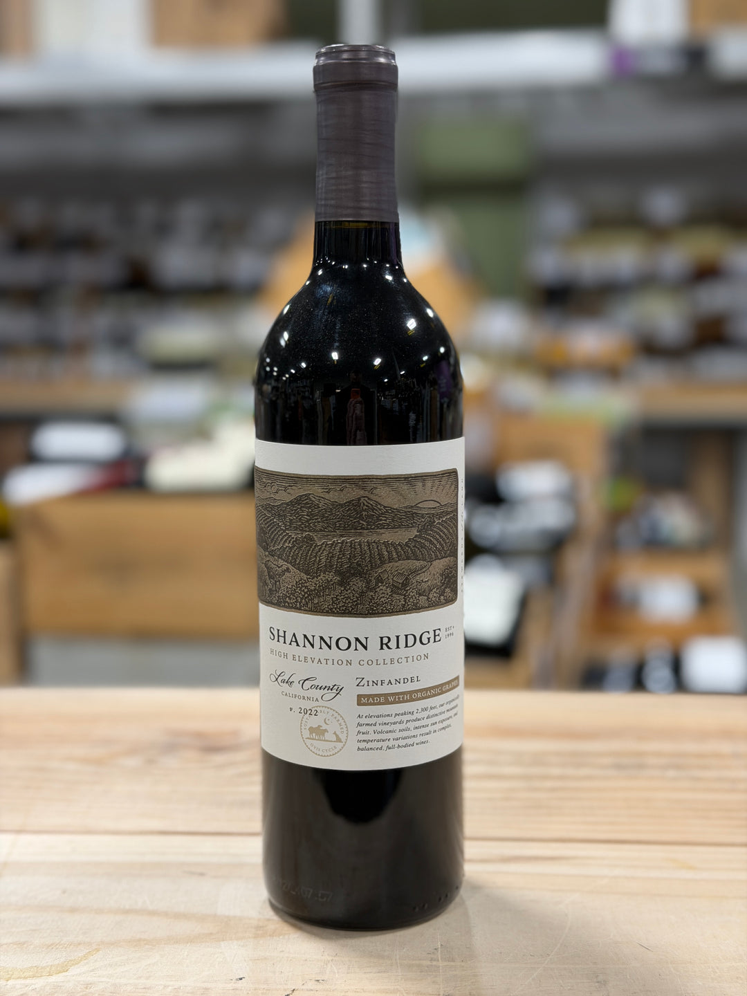 Shannon Ridge High Elevation Zinfandel Lake County, CA