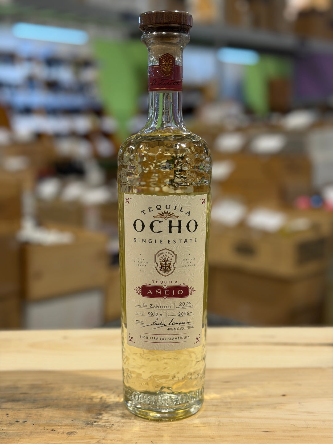 Tequila Ocho Single Estate El Zapotito Anejo