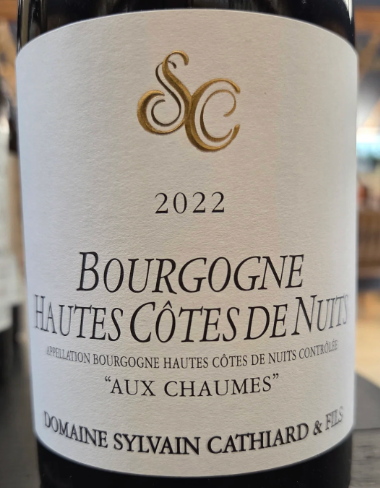 Domaine Sylvain Cathiard & Fils Bourgogne Hautes Cotes de Nuits Burgundy, France