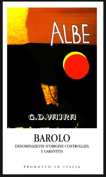 G.D. Vajra Barolo "Albe" Piedmont, Italy