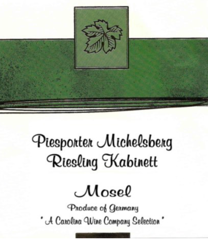 Vinnicombe Piesporter Michelsberg Riesling Kabinett Mosel, Germany