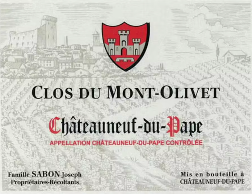 Clos du Mont-Olivet Chateauneuf du Pape Rhône Valley, France