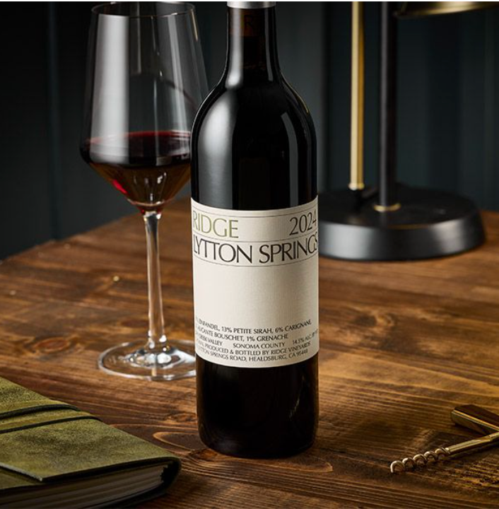 Ridge Vineyards Lytton Springs Proprietary Red Blend Dry Creek Valley Sonoma County, CA