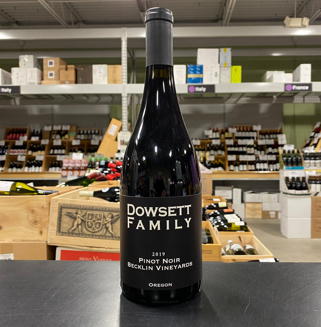 Dowsett Family Winery Pinot Noir Becklin Vineyards Willamette Valley, Oregon 2019