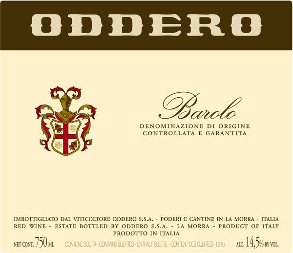 Poderi E Cantine Oddero Barolo Piedmont, Italy (Pre-Arrival 2020)
