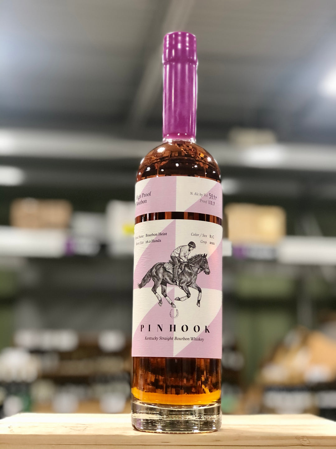 Pinhook "Heist" High Proof Bourbon (Purple Cap) 2021
